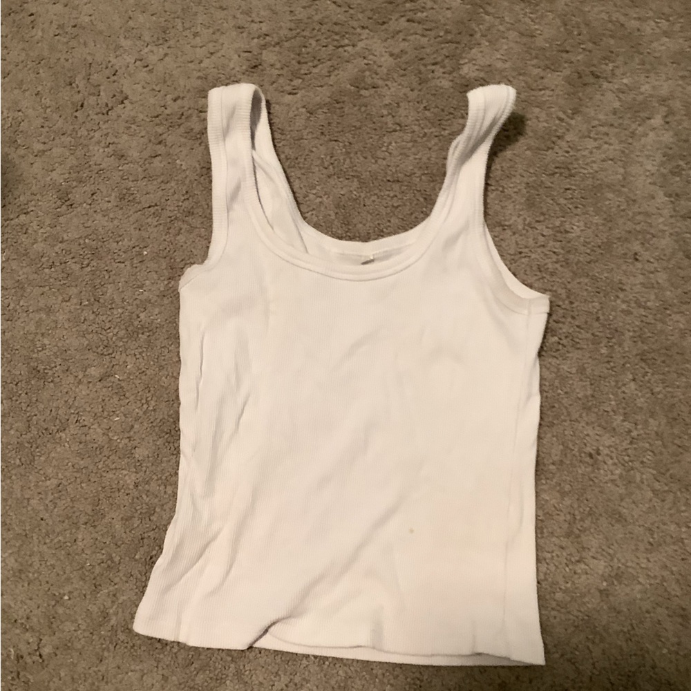 Plain white tee